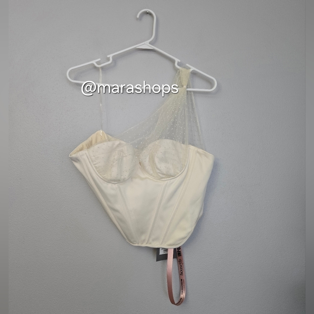 House Of CB Kim White Tulle Corset - Picture 2 of 8